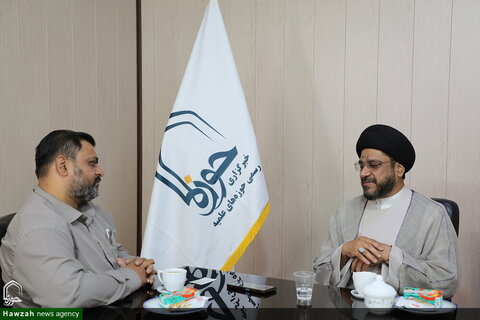 حجة الإسلام والمسلمين السيد محمد زكي، أحد الخطباء في الهند، يزور "وكالة أنباء الحوزة"