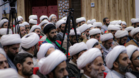 تصاویر/برگزاری همایش مبلغین استان همدان با حضور اعضای شورای عالی حوزه‌های علمیه