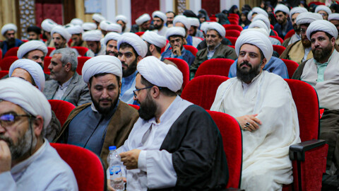 تصاویر/برگزاری همایش مبلغین استان همدان با حضور اعضای شورای عالی حوزه‌های علمیه