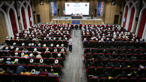 تصاویر/برگزاری همایش مبلغین استان همدان با حضور اعضای شورای عالی حوزه‌های علمیه