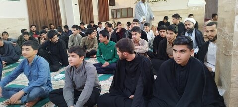 دیدار حجت‌الاسلام والمسلمین عالم‌زاده نوری با طلاب مدرسه علمیه امام صادق(ع)زهک