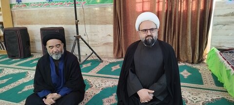 دیدار حجت‌الاسلام والمسلمین عالم‌زاده نوری با طلاب مدرسه علمیه امام صادق(ع)زهک