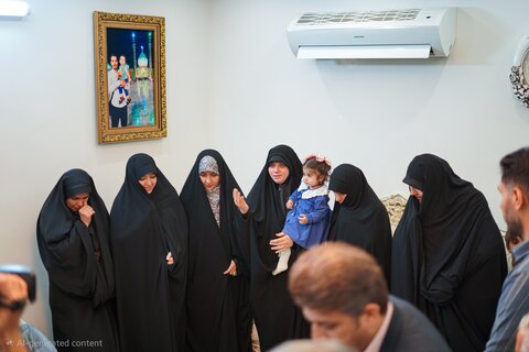 تصاویر/ تکریم همسران شهدای مدافع حرم با حضور تولیت آستان مسجد جمکران