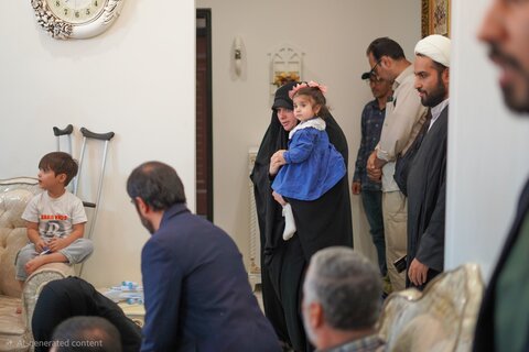 تصاویر/ تکریم همسران شهدای مدافع حرم با حضور تولیت آستان مسجد جمکران