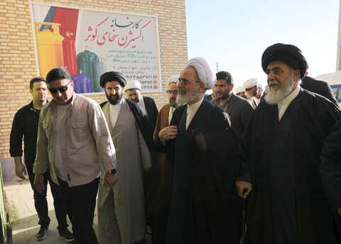 تصاویر/ آیین افتتاح کارخانه اکسیژن سخای کوثر حوزه علمیه اردبیل