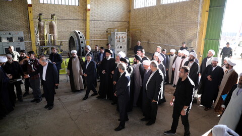 تصاویر/ آیین افتتاح کارخانه اکسیژن سخای کوثر حوزه علمیه اردبیل