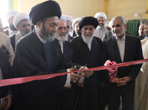 تصاویر/ آیین افتتاح کارخانه اکسیژن سخای کوثر حوزه علمیه اردبیل