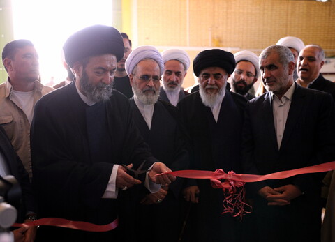 تصاویر/ آیین افتتاح کارخانه اکسیژن سخای کوثر حوزه علمیه اردبیل