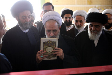 تصاویر/ آیین افتتاح کارخانه اکسیژن سخای کوثر حوزه علمیه اردبیل