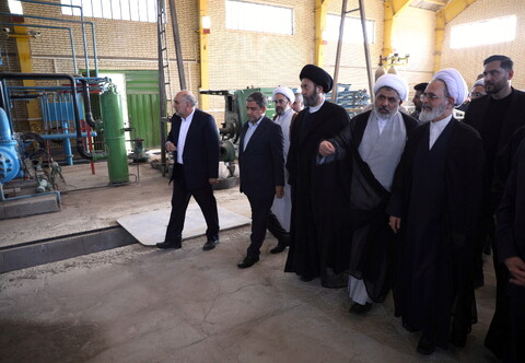 تصاویر/ آیین افتتاح کارخانه اکسیژن سخای کوثر حوزه علمیه اردبیل