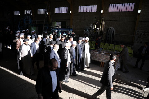 تصاویر/ آیین افتتاح کارخانه اکسیژن سخای کوثر حوزه علمیه اردبیل