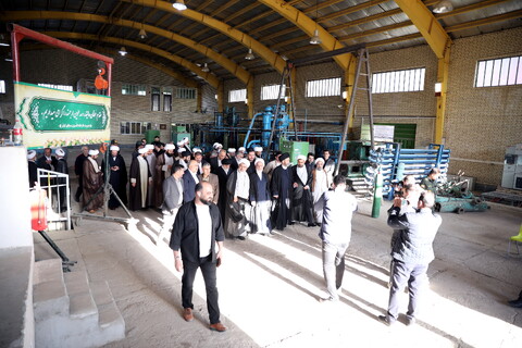 تصاویر/ آیین افتتاح کارخانه اکسیژن سخای کوثر حوزه علمیه اردبیل