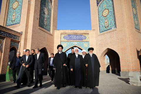 تصاویر/ مراسم غبار روبی گلزار شهدای دفای مقدس و شهدای گمنان اردبیل