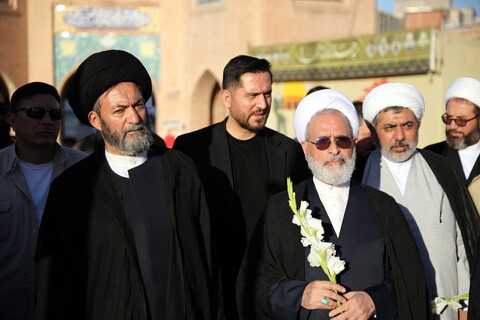 تصاویر/ مراسم غبار روبی گلزار شهدای دفای مقدس و شهدای گمنان اردبیل