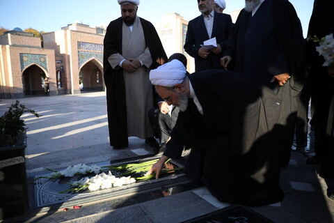 تصاویر/ مراسم غبار روبی گلزار شهدای دفای مقدس و شهدای گمنان اردبیل