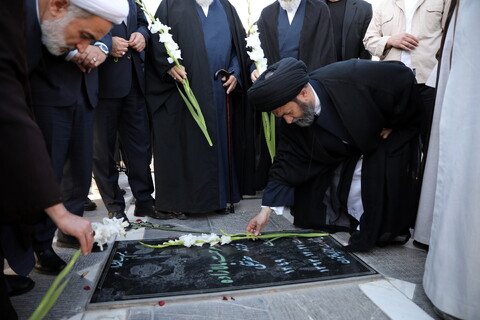 تصاویر/ مراسم غبار روبی گلزار شهدای دفای مقدس و شهدای گمنان اردبیل