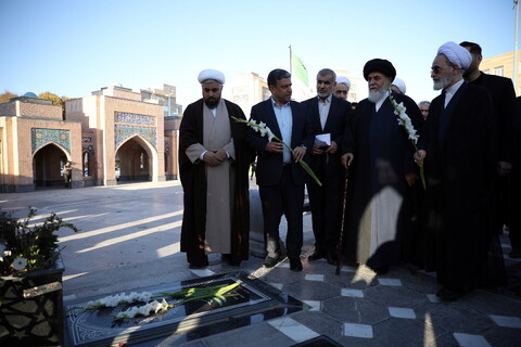 تصاویر/ مراسم غبار روبی گلزار شهدای دفای مقدس و شهدای گمنان اردبیل