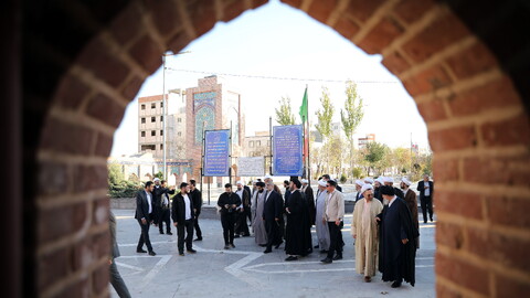 تصاویر/ مراسم غبار روبی گلزار شهدای دفای مقدس و شهدای گمنان اردبیل