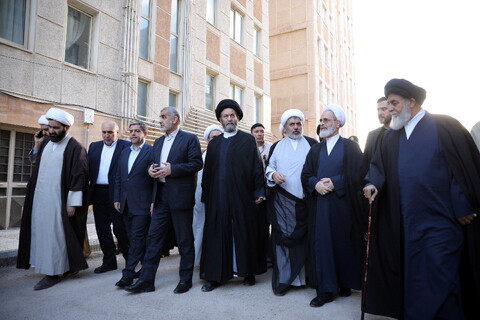 تصاویر/ مراسم افتتاح پروژه 24 واحدی خوابگاه متاهلی حوزه علمیه اردبیل