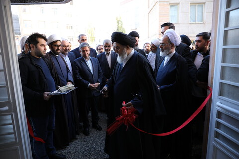 تصاویر/ مراسم افتتاح پروژه 24 واحدی خوابگاه متاهلی حوزه علمیه اردبیل