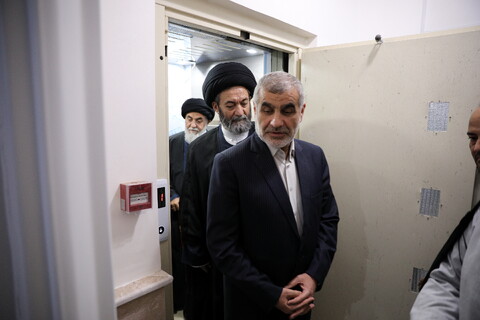 تصاویر/ مراسم افتتاح پروژه 24 واحدی خوابگاه متاهلی حوزه علمیه اردبیل