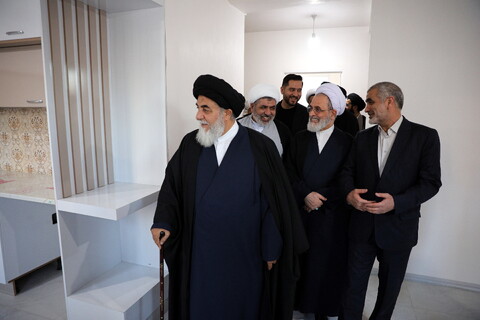 تصاویر/ مراسم افتتاح پروژه 24 واحدی خوابگاه متاهلی حوزه علمیه اردبیل