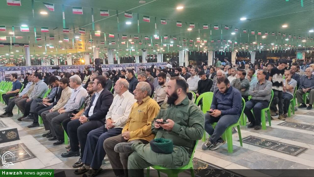 آیین گرامیداشت شهید مدافع حرم حجت‌الاسلام کیهانی در اندیمشک