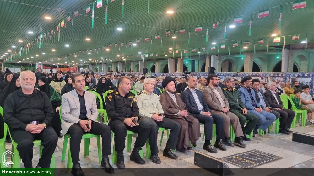 آیین گرامیداشت شهید مدافع حرم حجت‌الاسلام کیهانی در اندیمشک