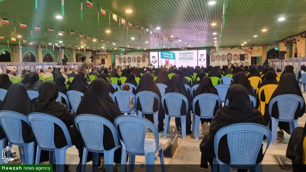 آیین گرامیداشت شهید مدافع حرم حجت‌الاسلام کیهانی در اندیمشک + عکس