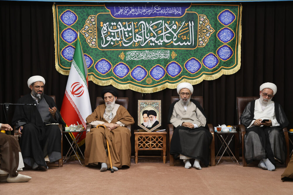 برگزاری جلسه شورای حوزه علمیه همدان با حضور آیت‌الله مروی