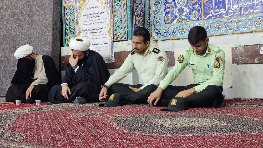 آیین بزرگداشت شیخ محسن رضایی در مسجد میانکوه امیدیه برگزار شد