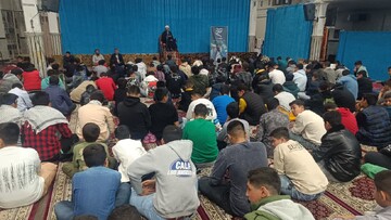 تصاویر/ برگزاری هیئت نوجوانان در شاهین دژ