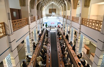 تصاویر| گردهمایی مواکب فعال مردمی شهر شیراز در ایام فاطمیه(س)