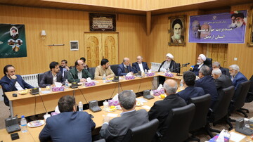 تصاویر/ جلسه هسته مرکزی نیروهای انقلابی استان اردبیل با آیت الله اعرافی