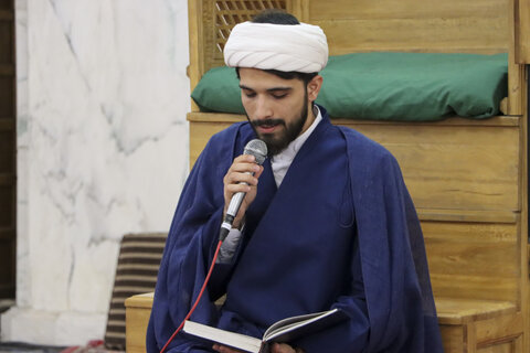 تصاویر/ درس اخلاق حجت الاسلام یزدان پناه در مدرسه عالی شهید مطهری