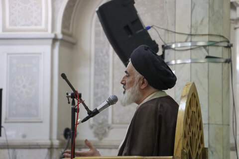 تصاویر/ درس اخلاق حجت الاسلام یزدان پناه در مدرسه عالی شهید مطهری