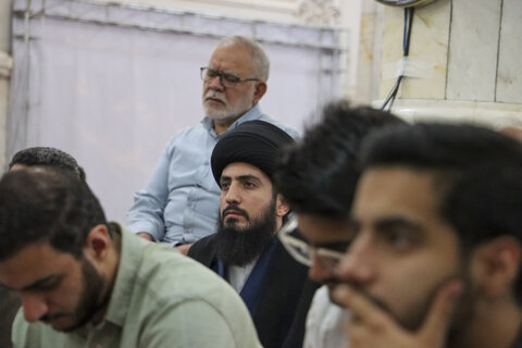 تصاویر/ درس اخلاق حجت الاسلام یزدان پناه در مدرسه عالی شهید مطهری