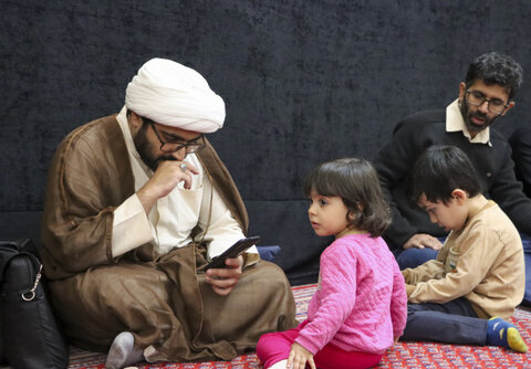 تصاویر/ درس اخلاق حجت الاسلام یزدان پناه در مدرسه عالی شهید مطهری