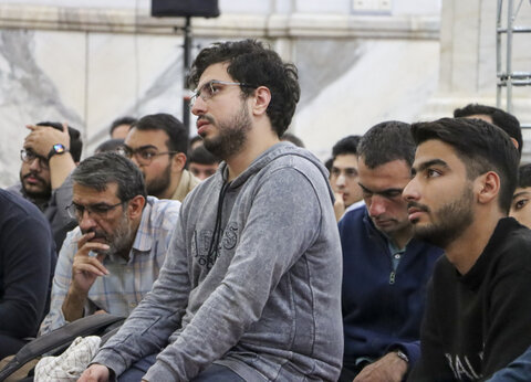 تصاویر/ درس اخلاق حجت الاسلام یزدان پناه در مدرسه عالی شهید مطهری