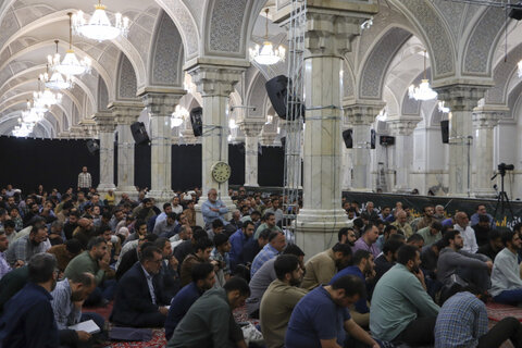 تصاویر/ درس اخلاق حجت الاسلام یزدان پناه در مدرسه عالی شهید مطهری