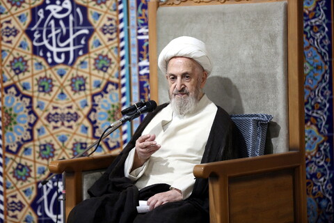 تصاویر/ درس اخلاق آیت‌الله العظمی سبحانی