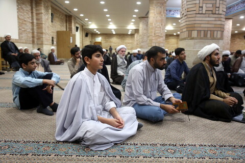 تصاویر/ درس اخلاق آیت‌الله العظمی سبحانی