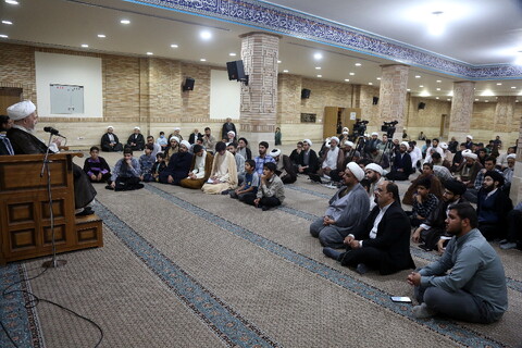 تصاویر/ درس اخلاق آیت‌الله العظمی سبحانی