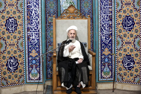 تصاویر/ درس اخلاق آیت‌الله العظمی سبحانی