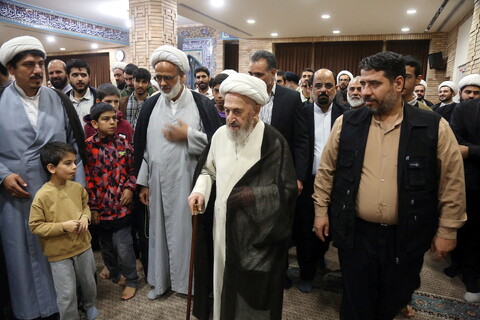 تصاویر/ درس اخلاق آیت‌الله العظمی سبحانی