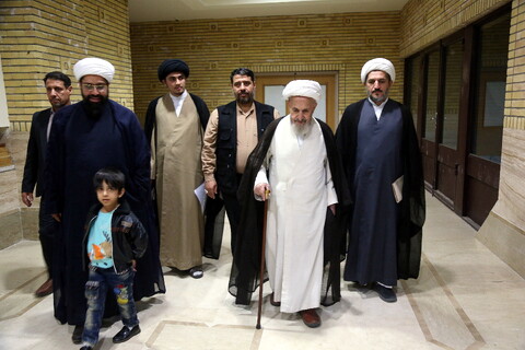 تصاویر/ درس اخلاق آیت‌الله العظمی سبحانی