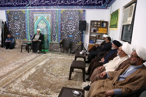 تصاویر/ ششمین نشست عمومی روحانیون و طلاب شهرستان لامرد مقیم قم