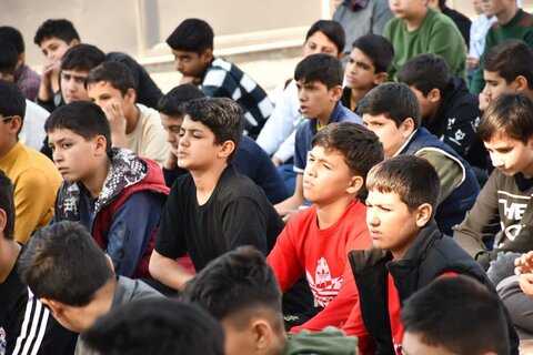 تصاویر/ حضور امام جمعه شهرستان خوی در جمع دانش آموزان دبیرستان شادروان امین حکیمی