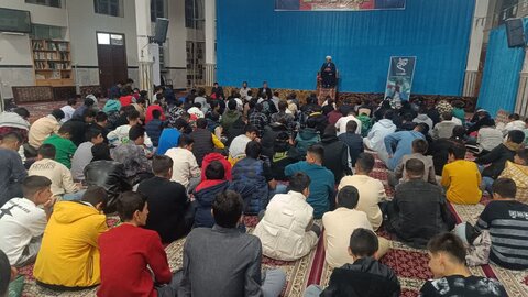 تصاویر/ برگزاری هیئت نوجوانان در شاهین دژ