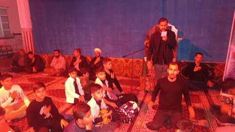 تصاویر/ برگزاری هیئت نوجوانان در شاهین دژ